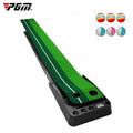 PGM 3m Golf Indoor Swing Grip Putting Trainer Practice Pace with Automatic Return Fairways & 3 Soft Balls & 3 Two-color Balls, 3m + Balls 3m + Balls