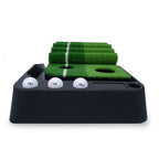PGM 3m Golf Indoor Swing Grip Putting Trainer Practice Pace with Automatic Return Fairways & 3 Soft Balls & 3 Two-color Balls, 3m + Balls