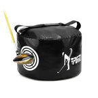 PGM Multi-Function Golf Power Impact Waterproof Practice Training Smash Hit Strike Bag Trainer Exercise Package, Size: 26 x 44cm, HL002 Black, HL002 Yellow