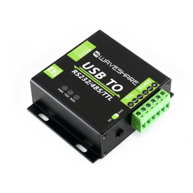 Waveshare USB TO RS232 / RS485 / TTL Industrial Isolated Converter, 15817 15817