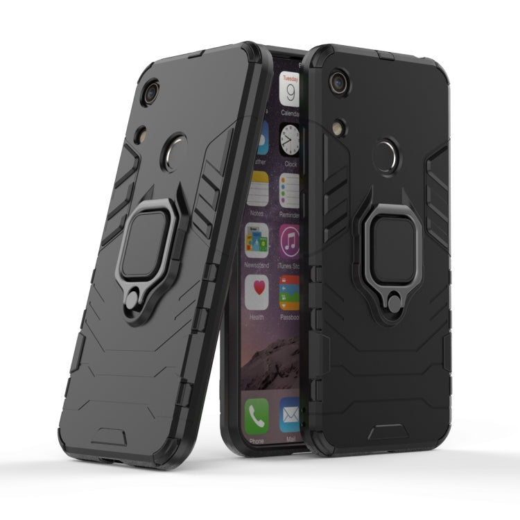 PC + TPU Shockproof Protective Case for Huawei Honor Play 8A, with Magnetic Ring Holder – Shockproof, Ring Holder, Magnetic
