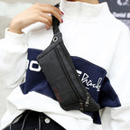 Cavans Single Shoulder Bag Waist Bag Chest Bag Messenger Bag Black