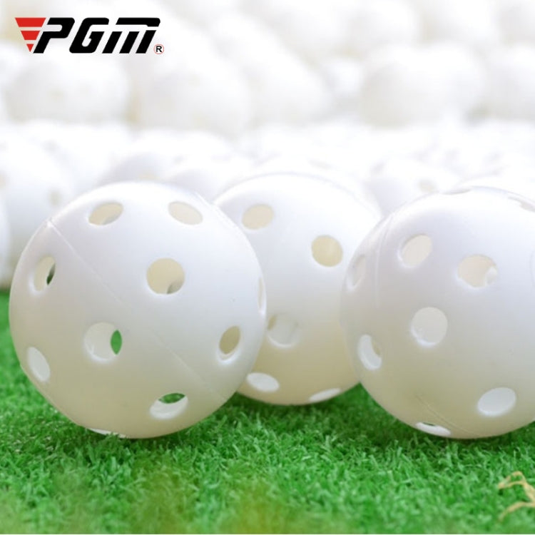 PGM 10 PCS Golf Indoor Exercise Hollow Ball, 10PCS Hollow Ball White, 10PCS Hollow Ball Yellow 10PCS Hollow Ball White White