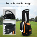 PGM Golf Nylon Lightweight Bag with Holder(Black Green), QB027 White, QB027 Orange, QB027 Green
