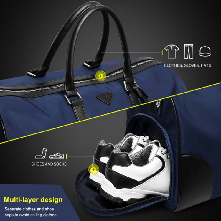 PGM Portable Large Capacity Clothing Bag Nylon Ball Bag for Men, YWB005 Black, YWB005 Blue – Durable Build, Easy to Use