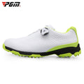 PGM Golf Breathable Rotating Buckle Sneakers Outdoor Sport Shoes for Men(Color:White Black Size:44), 40, 41, 42, 44, 45, 39, 43 40 White Green