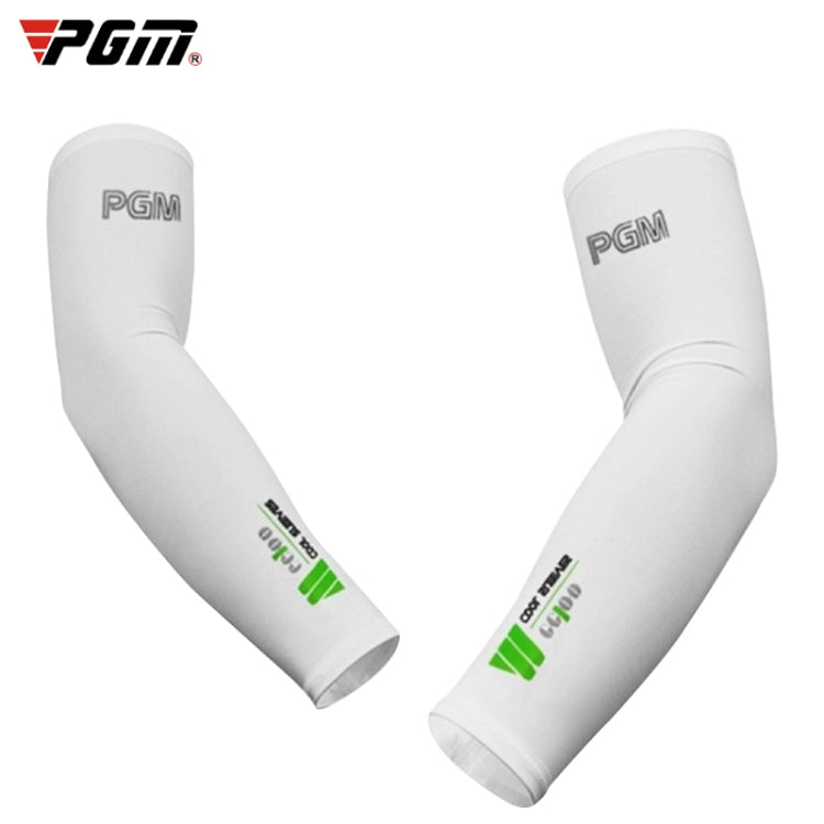 PGM Golf Ice Silk Sunscreen Sleeve for Men and Women (Color:Pink Size:XXL), M, L, XL, XXL – Durable Build, Easy to Use XXL White