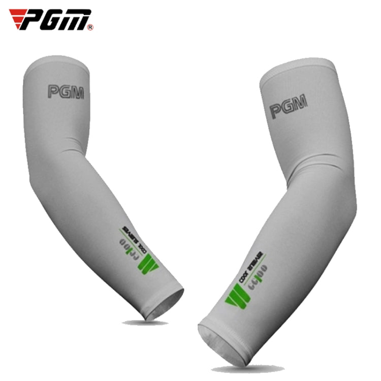 PGM Golf Ice Silk Sunscreen Sleeve for Men and Women (Color:Pink Size:XXL), M, L, XL, XXL – Durable Build, Easy to Use L Grey
