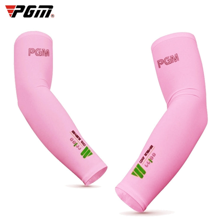 PGM Golf Ice Silk Sunscreen Sleeve for Men and Women (Color:Pink Size:XXL), M, L, XL, XXL – Durable Build, Easy to Use XL Pink