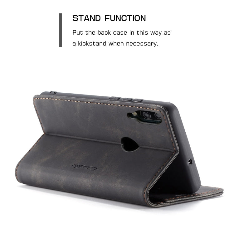 CaseMe Multifunctional Retro Frosted Horizontal Flip Leather Case for Huawei P Smart 2019 / Honor 10 Lite, with Card Slots & Holder & Wallet – Card Slot, Flip, Leather, For Huawei P Smart 2019