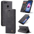 CaseMe Multifunctional Retro Frosted Horizontal Flip Leather Case for Huawei P Smart / Enjoy 7S / Honor 9 Lite, with Card Slots & Holder & Wallet – Card Slot, Flip, Leather, For Huawei P Smart