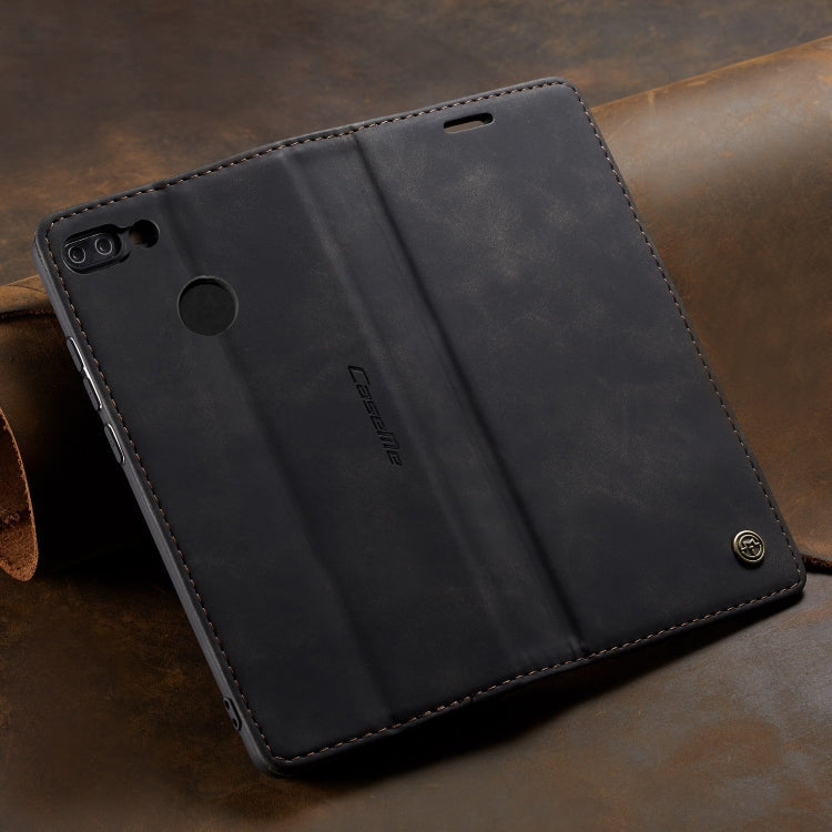 CaseMe Multifunctional Retro Frosted Horizontal Flip Leather Case for Huawei P Smart / Enjoy 7S / Honor 9 Lite, with Card Slots & Holder & Wallet – Card Slot, Flip, Leather, For Huawei P Smart