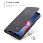 CaseMe Multifunctional Retro Frosted Horizontal Flip Leather Case for Huawei P Smart / Enjoy 7S / Honor 9 Lite, with Card Slots & Holder & Wallet – Card Slot, Flip, Leather, For Huawei P Smart
