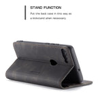 CaseMe Multifunctional Retro Frosted Horizontal Flip Leather Case for Huawei P Smart / Enjoy 7S / Honor 9 Lite, with Card Slots & Holder & Wallet – Card Slot, Flip, Leather, For Huawei P Smart