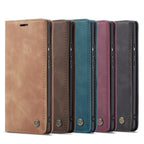 CaseMe Multifunctional Retro Frosted Horizontal Flip Leather Case for Huawei P Smart / Enjoy 7S / Honor 9 Lite, with Card Slots & Holder & Wallet – Card Slot, Flip, Leather, For Huawei P Smart