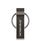 MicroDrive 4GB USB 2.0 Metal Keychain U Disk, 4GB – Durable Build, Easy to Use 4GB Black