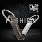 MicroDrive 4GB USB 2.0 Metal Keychain U Disk, 4GB – Durable Build, Easy to Use