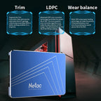 Netac N600S 1TB SATA 6Gb/s Solid State Drive, 1TB – Durable Build, Easy to Use