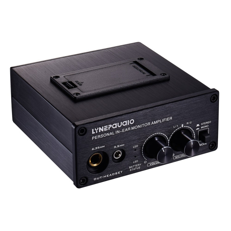 LINEPAUDIO B982 Power Amplifier Instrument Drummer Earphone Monitor Signal Amplifier, Dual XLR Input, B982 B982