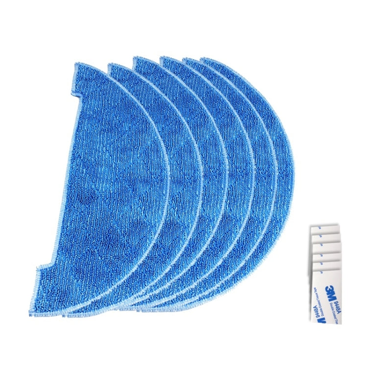 XI272 6 PCS I262 Cleaning Rag + 6 PCS G604 Magic Adhesive Sticker for ILIFE V8 / V8S / X750 Default Title