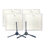 XI281 1 Pair I258 Side Brush + 4 PCS I206 Filter for ILIFE V8S Default Title
