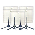 XI283 2 Pair I258 Side Brushes + 5 PCS I206 Filters for ILIFE V8S Default Title
