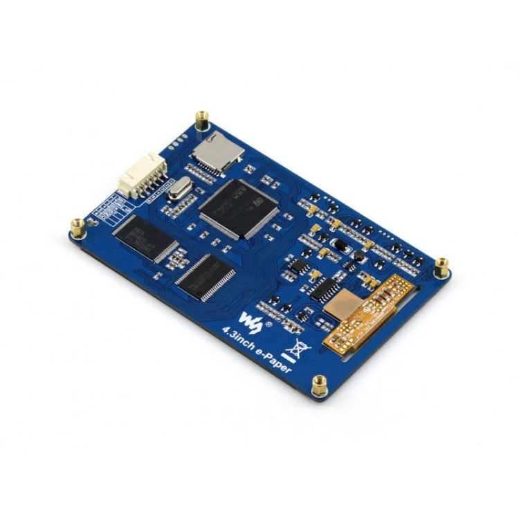 Waveshare 4.3 inch 800x600 Pixel Serial Interface Electronic Paper Display UART Module, 10628