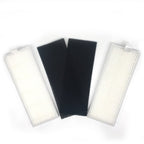 XI221 2 Pairs K614 Side Brushes + I205 Initial Effect Filter + 2 PCS I207 Filters Set for ILIFE A4 / A4S / A6