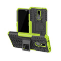 Tire Texture TPU+PC Shockproof Case for Nokia 3.2, with Holder – Shockproof, TPU, For Nokia 3.2