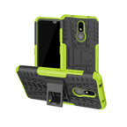 Tire Texture TPU+PC Shockproof Case for Nokia 3.2, with Holder – Shockproof, TPU, For Nokia 3.2