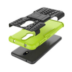 Tire Texture TPU+PC Shockproof Case for Nokia 3.2, with Holder – Shockproof, TPU, For Nokia 3.2