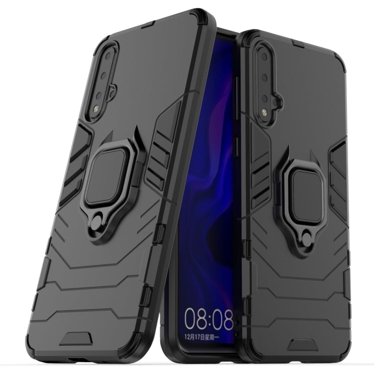 PC +TPU Shockproof Protective Case for Huawei Nova 5, with Magnetic Ring Holder – Shockproof, Ring Holder, Magnetic