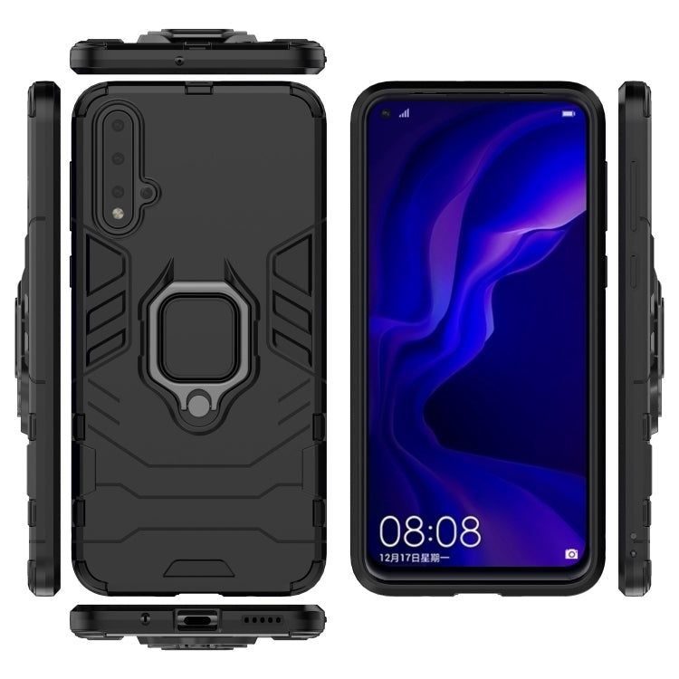 PC +TPU Shockproof Protective Case for Huawei Nova 5, with Magnetic Ring Holder – Shockproof, Ring Holder, Magnetic