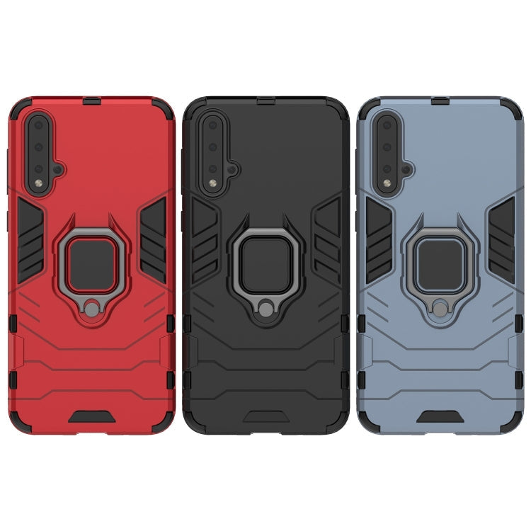 PC +TPU Shockproof Protective Case for Huawei Nova 5, with Magnetic Ring Holder – Shockproof, Ring Holder, Magnetic