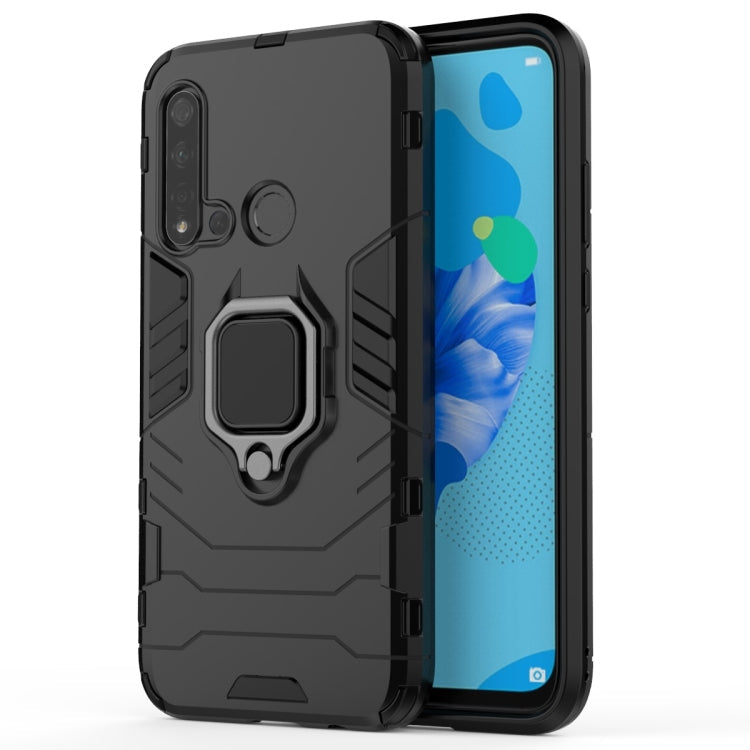 PC +TPU Shockproof Protective Case for Huawei P20 Lite (2019) / Nova 5i, with Magnetic Ring Holder – Shockproof, Ring Holder, Magnetic