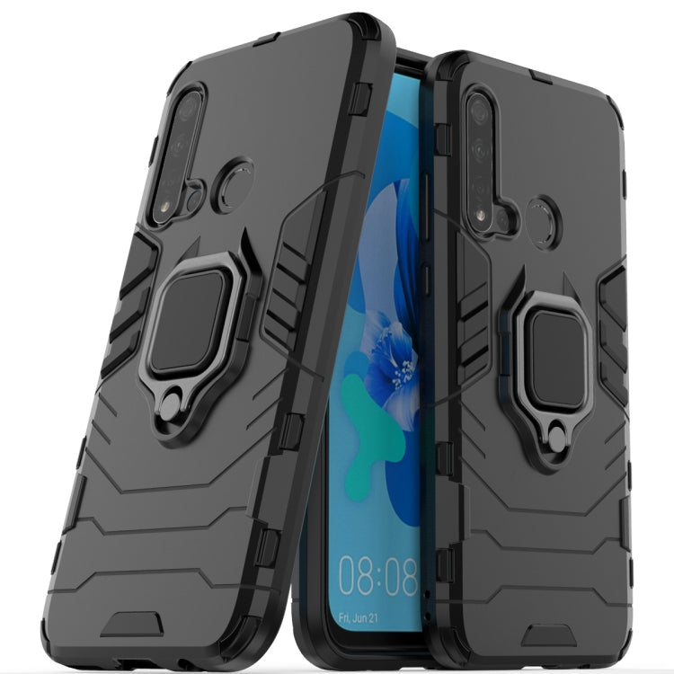 PC +TPU Shockproof Protective Case for Huawei P20 Lite (2019) / Nova 5i, with Magnetic Ring Holder – Shockproof, Ring Holder, Magnetic