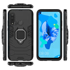 PC +TPU Shockproof Protective Case for Huawei P20 Lite (2019) / Nova 5i, with Magnetic Ring Holder – Shockproof, Ring Holder, Magnetic