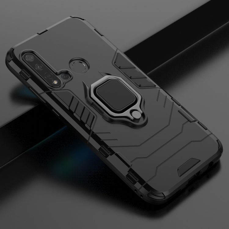 PC +TPU Shockproof Protective Case for Huawei P20 Lite (2019) / Nova 5i, with Magnetic Ring Holder – Shockproof, Ring Holder, Magnetic