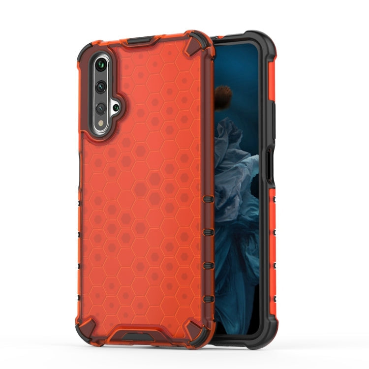 Shockproof Honeycomb PC + TPU Protection Case for Huawei Honor 20 PRO – Shockproof, TPU, For Honor 20 PRO For Honor 20 PRO Red