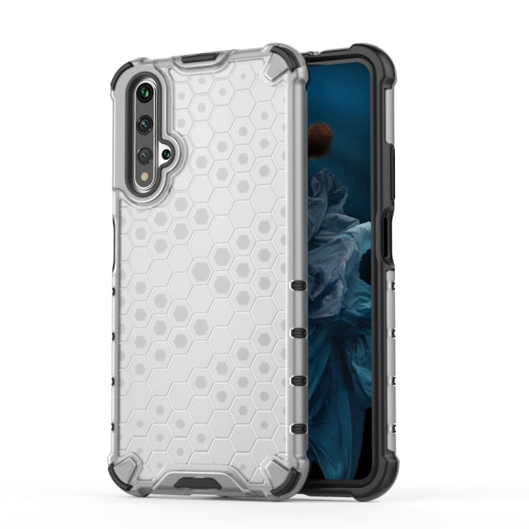 Shockproof Honeycomb PC + TPU Protection Case for Huawei Honor 20 PRO – Shockproof, TPU, For Honor 20 PRO For Honor 20 PRO White