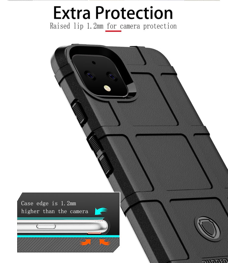 Shockproof Protector Cover Full Coverage Silicone Case for Google Pixel 4 – Shockproof, For Google Pixel 4