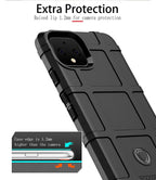 Shockproof Protector Cover Full Coverage Silicone Case for Google Pixel 4 – Shockproof, For Google Pixel 4