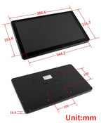 Waveshare 15.6 inch 1920x1080 IPS HDMI LCD (H) Capacitive Touch Screen with Case, 15.6 inch / 16418