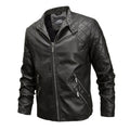 Autumn And Winter Fashion Tide Male Leather Jacket, M, L, XL, XXL, XXXL, 4XL M Black