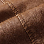 Men Plus Velvet Motorcycle Jacket Coat (Color:Coffee Size:XXXL), M, L, XL, XXL, XXXL, 4XL