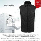USB Security Smart Constant Temperature Fever Men Stand Collar Cotton Vest, S, M, L, XL, XXL, XXXL, XXXXL – Durable Build, Easy to Use