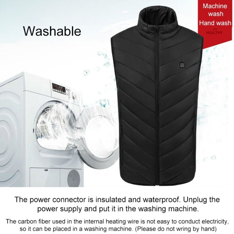 USB Security Smart Constant Temperature Fever Men Stand Collar Cotton Vest, S, M, L, XL, XXL, XXXL, XXXXL – Durable Build, Easy to Use