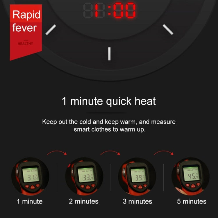 USB Security Smart Constant Temperature Fever Men Stand Collar Cotton Vest, S, M, L, XL, XXL, XXXL, XXXXL – Durable Build, Easy to Use