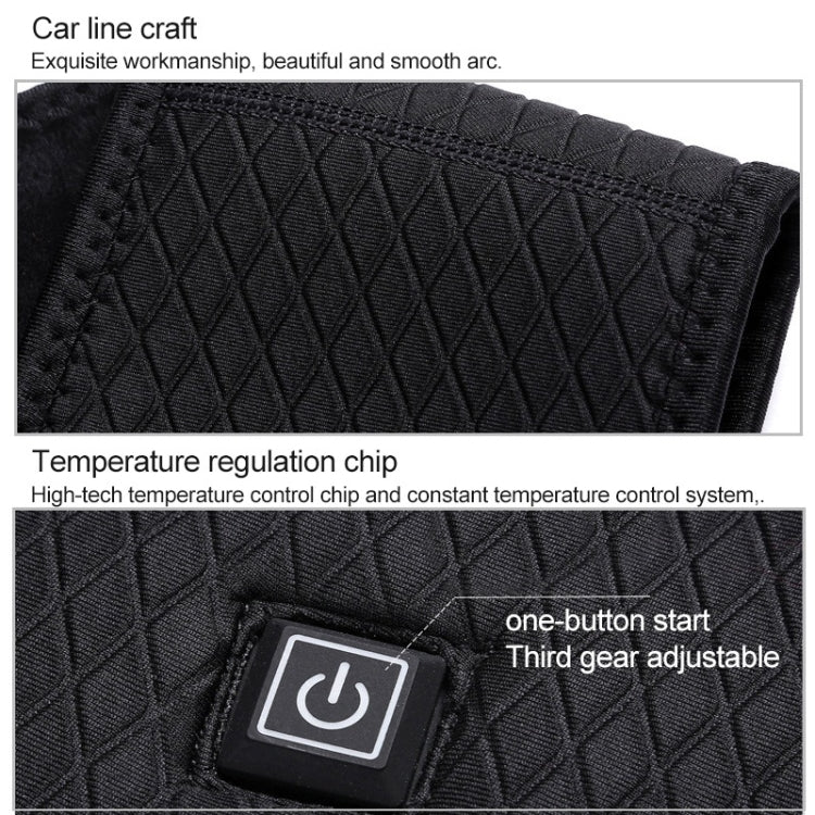 Plus Velvet Inside Men and Women Intelligent Charging Heating Vest Warm Clothes(Color:Black Size:XXXL), M, L, XL, XXL, XXXL