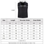 Plus Velvet Inside Men and Women Intelligent Charging Heating Vest Warm Clothes(Color:Black Size:XXXL), M, L, XL, XXL, XXXL